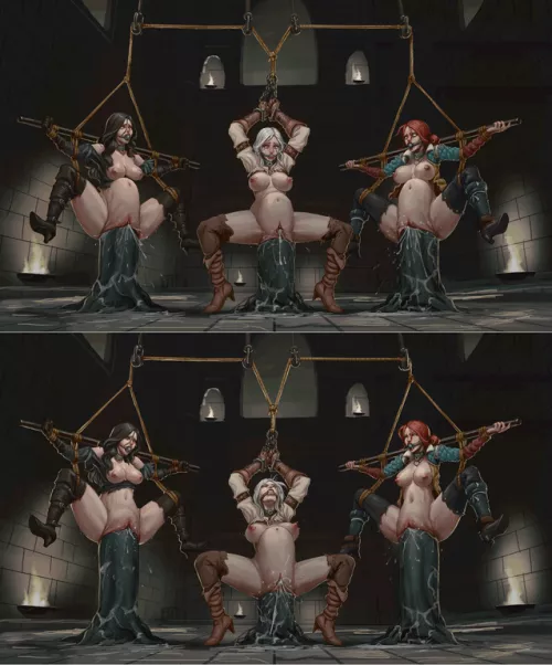 She can either save herself, or sacrifice her body to save the others