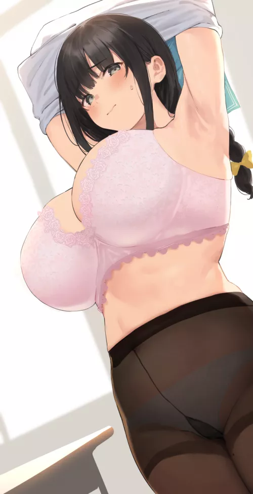 She caught you peeking