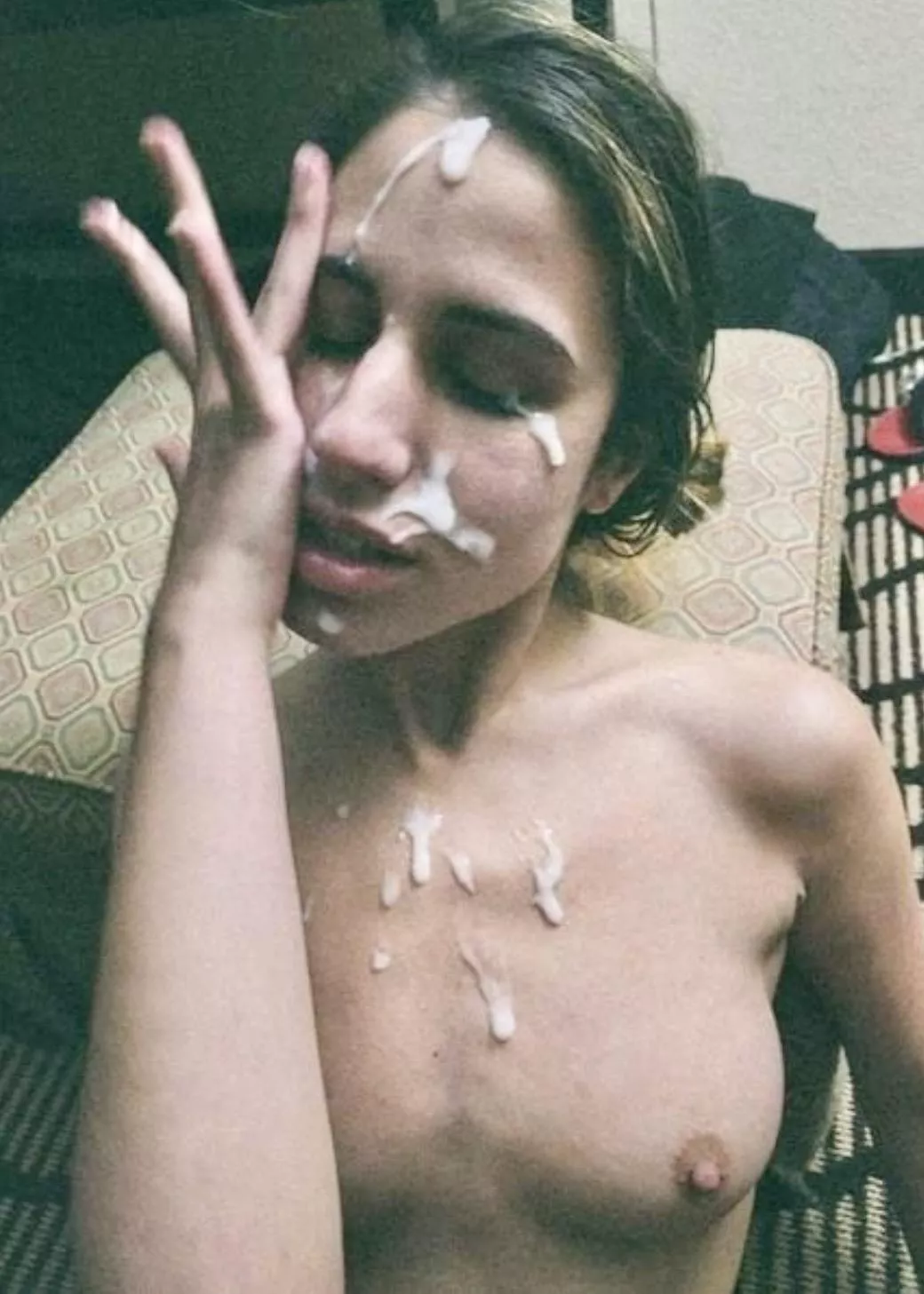 She didn’t know you were going to completely cover her She didn’t know you were going to completely cover her