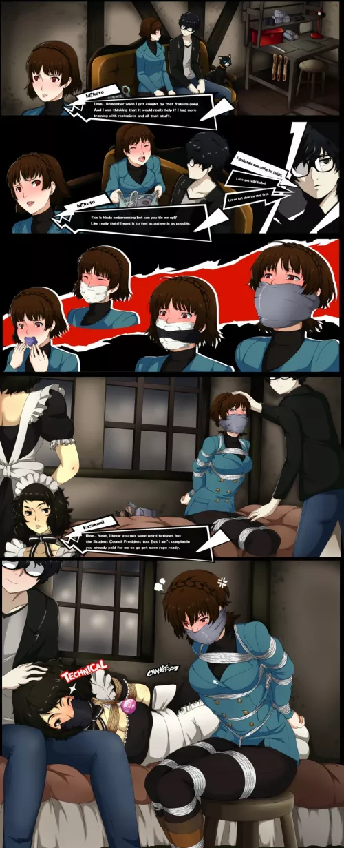 She got cucked hard... nice gag tho