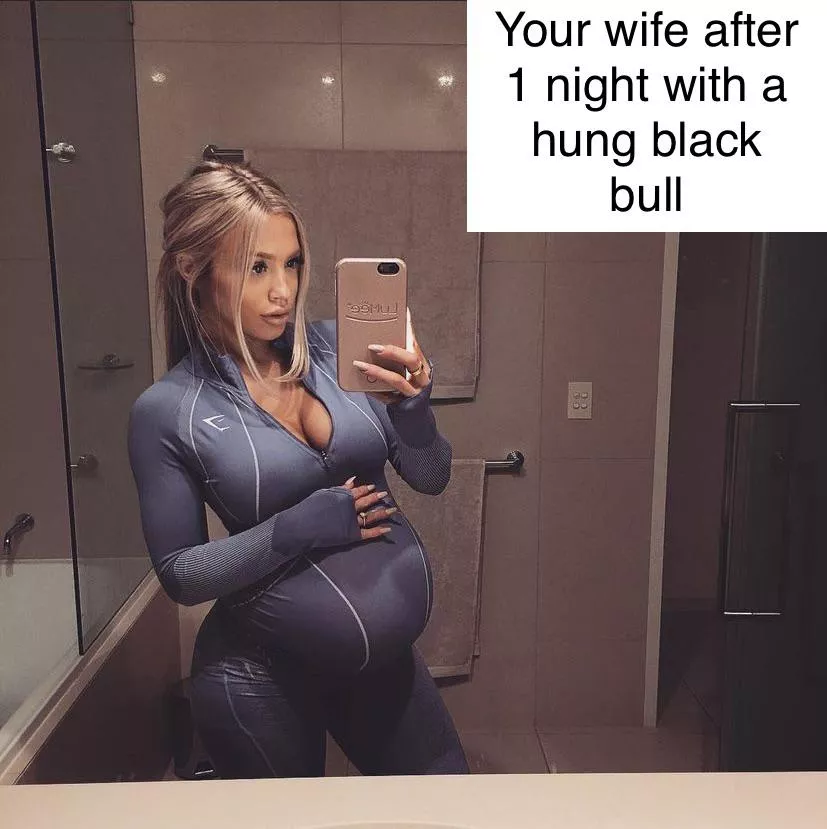 She got tired of you two “trying”