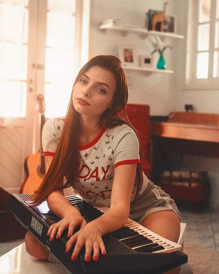 She is beautiful.