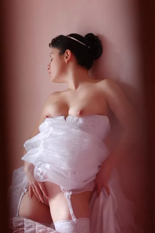 She juat couldn't wait until the wedding night