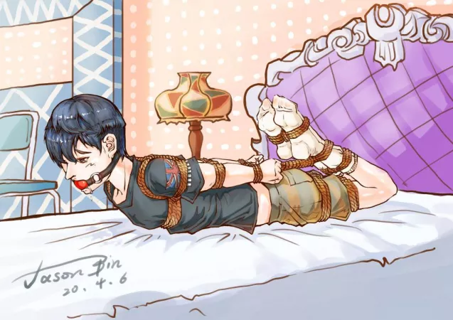 She just tied me up and left me here. She'll be back soon, right?