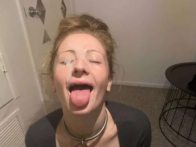 She let's me go Picasso on her face