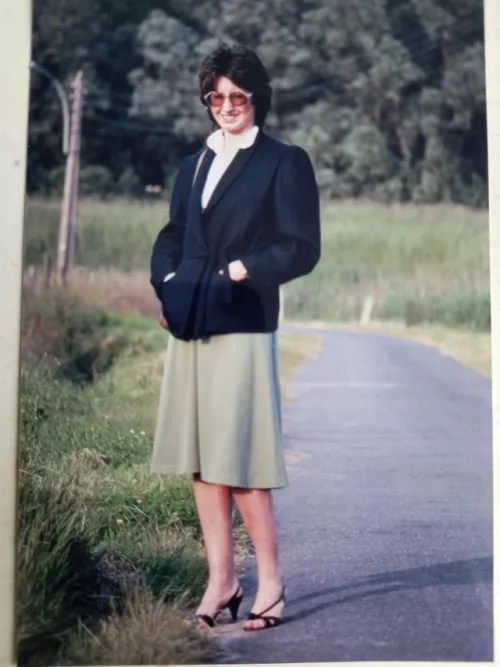 She loved to wear this skirt, what would do with her in the field She loved to wear this skirt, what would do with her in the field