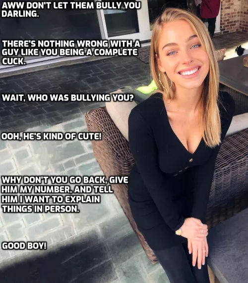 She loves humiliating you. She loves humiliating you.