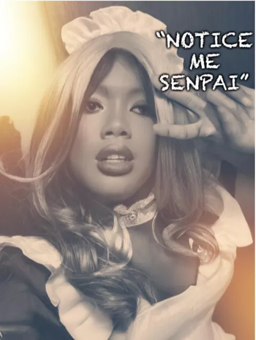 She protecc she attacc but most importantly she want senpai to notice her bacc ๐๐๐ She protecc she attacc but most importantly she want senpai to notice her bacc ๐๐๐