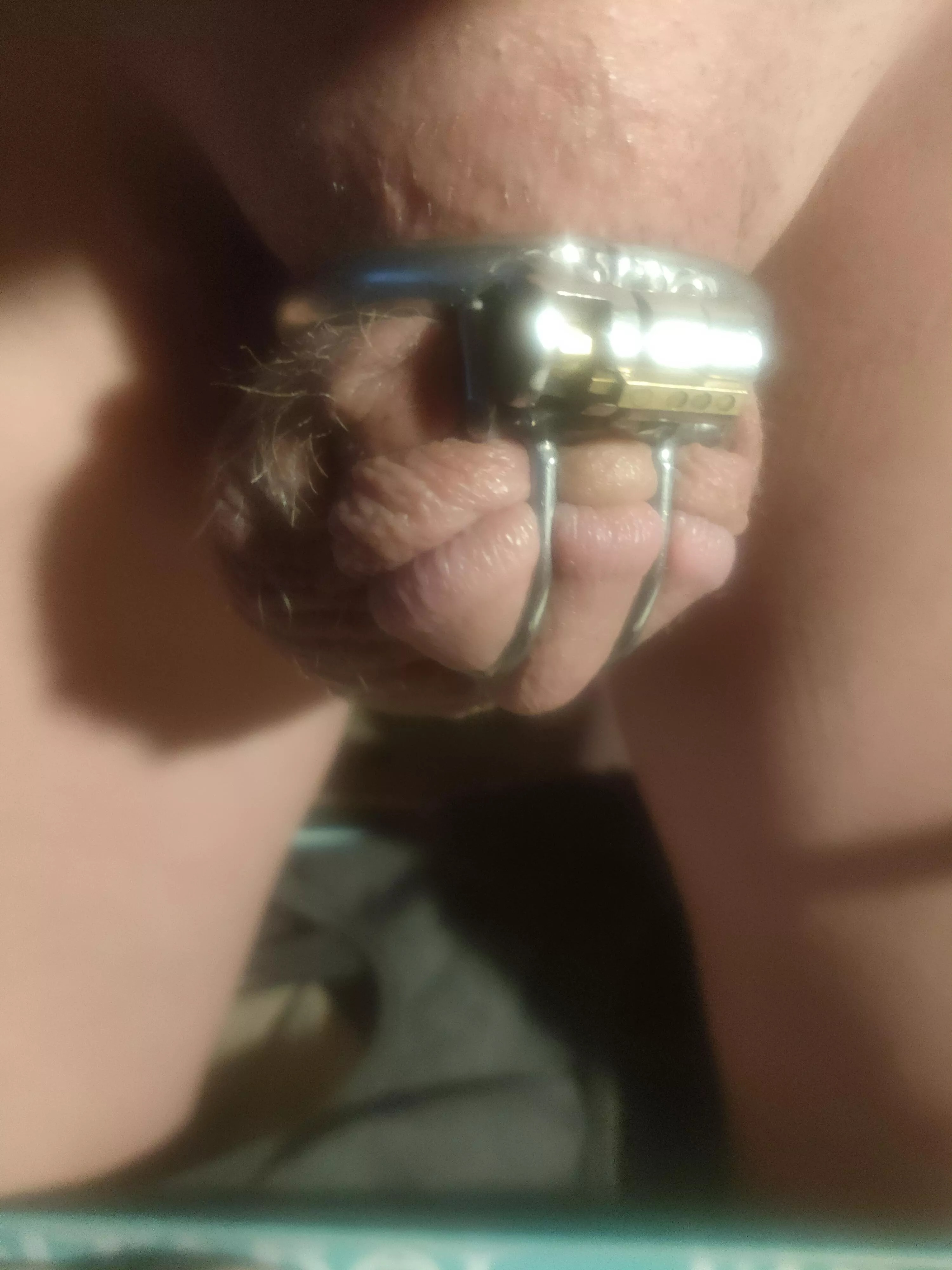 She told me tonight my Christmas present is a ruined orgasm in my cage, using her wand on my caged cock ,her words She told me tonight my Christmas present is a ruined orgasm in my cage, using her wand on my caged cock ,her words