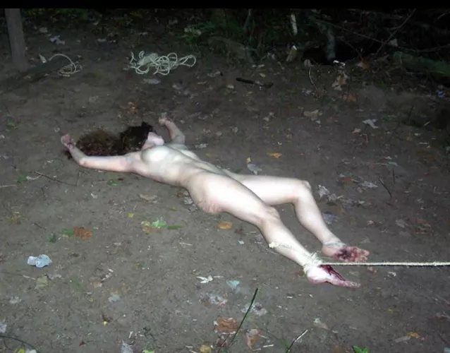 She tried to run away while camping.