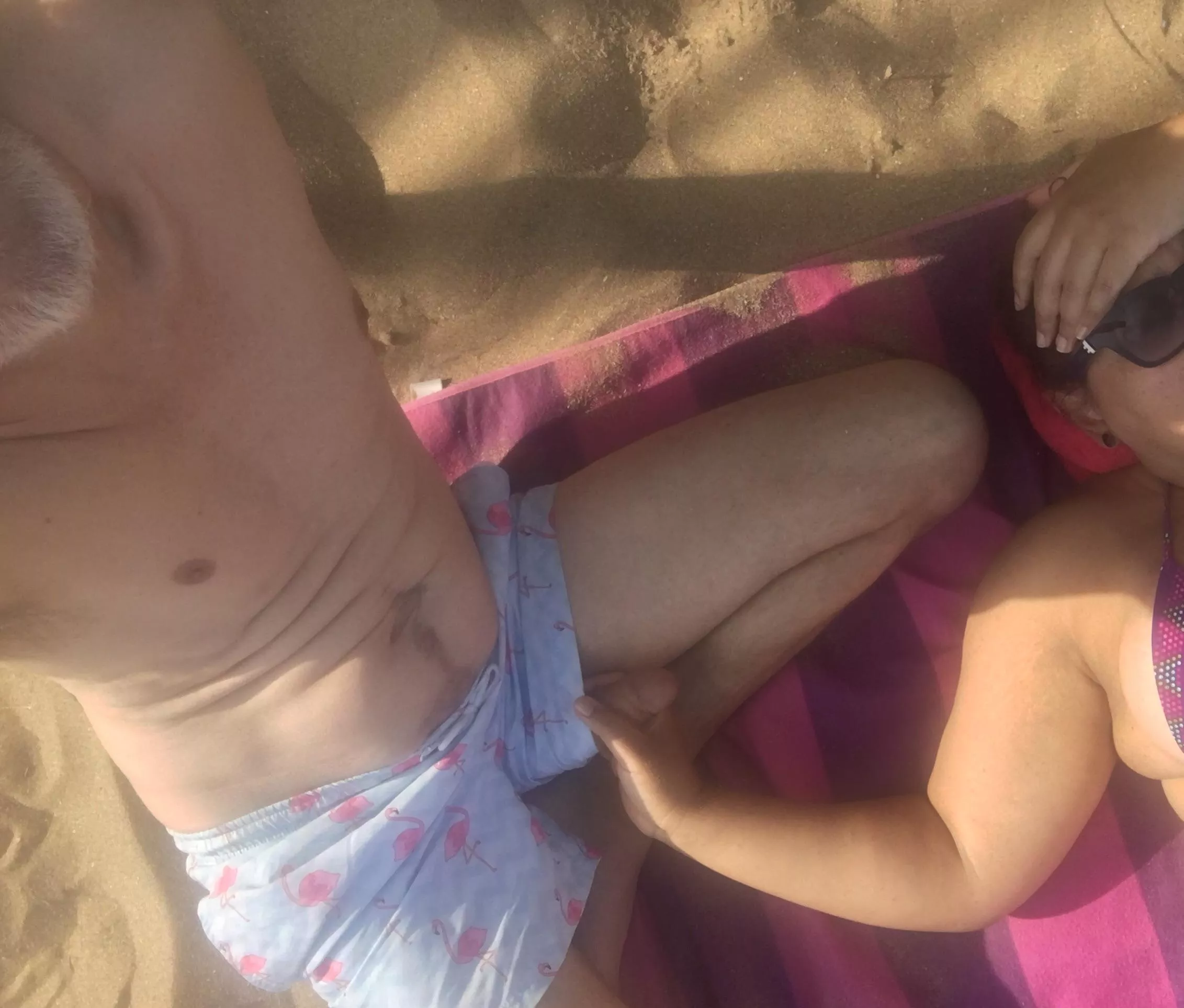 She wanted to see my pink Flamingo, she wasn’t the only one who did!