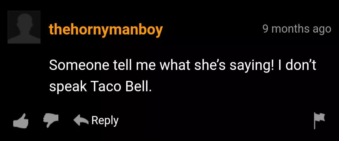 she was speaking english... she was speaking english...