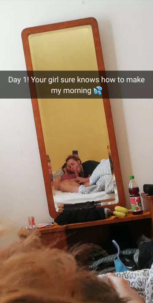 she went on a trip with her bull