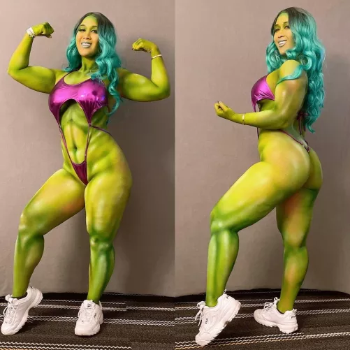 She-Hulk from Marvel Comics by Mishamai