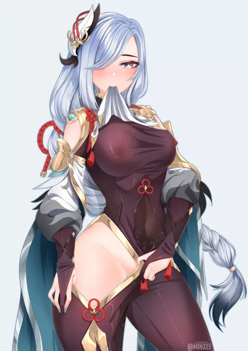 Shenhe's thigh window Shenhe's thigh window