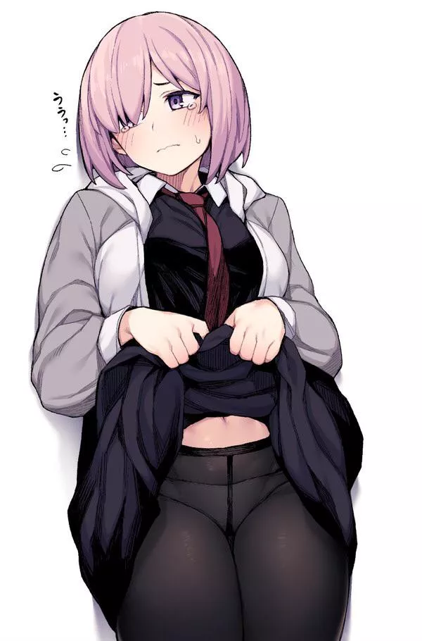 She’s embarrassed that you asked to see, but showing you anyway