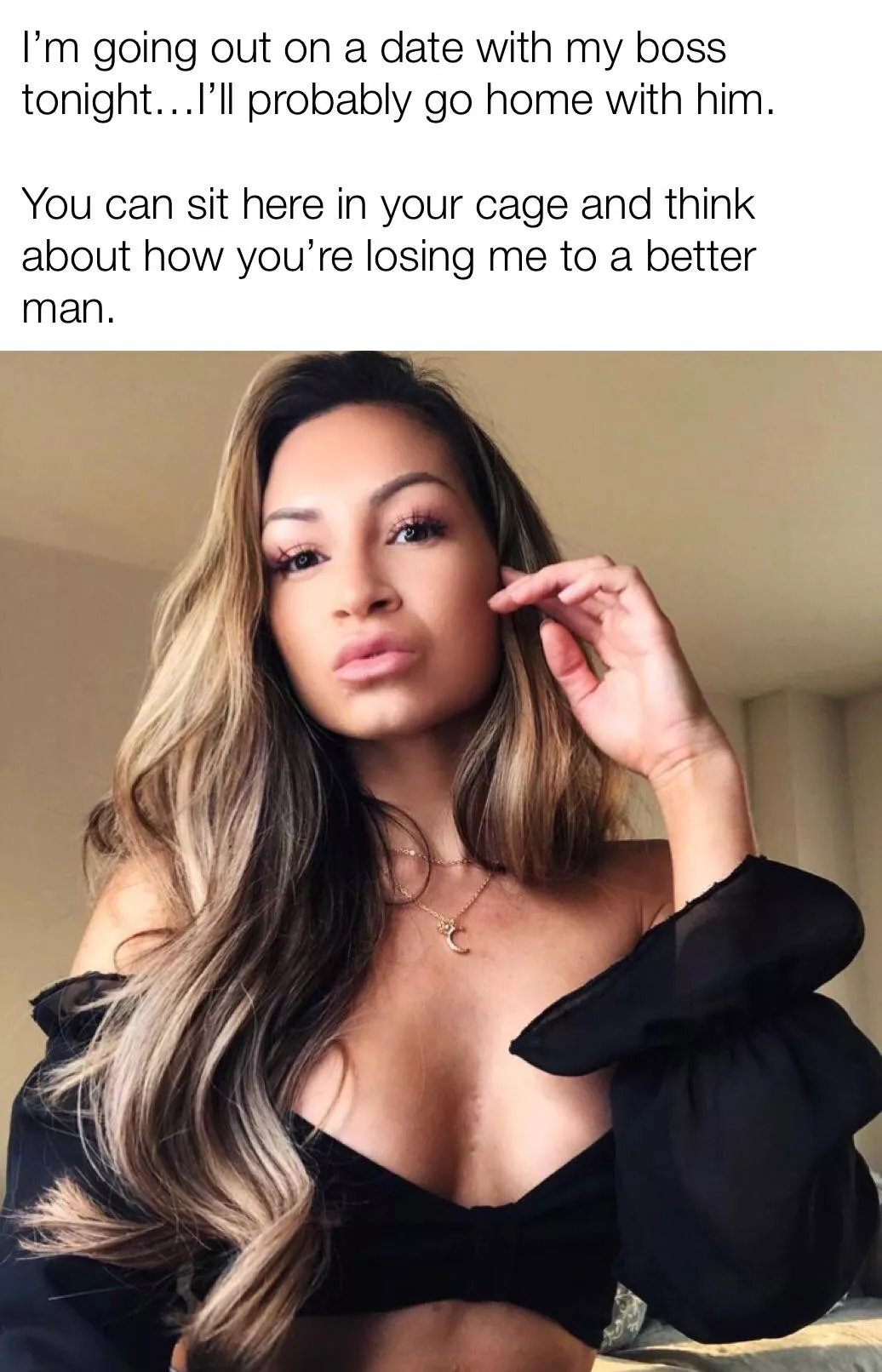 She’s going to fuck a real man She’s going to fuck a real man