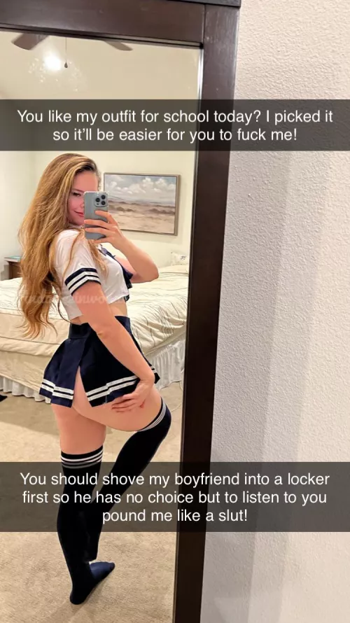 She’s gonna make you listen to your bully fucking her