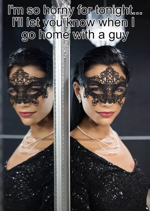 She's got a horny night planned at the party She's got a horny night planned at the party