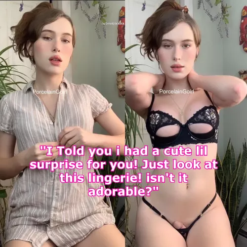 She's got a surprise for you!