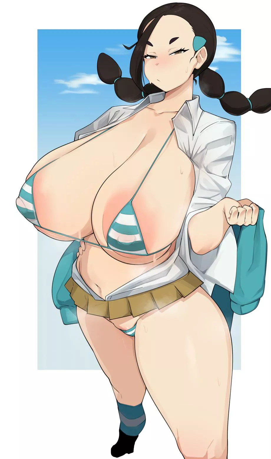 She’s got curves in all the right places.