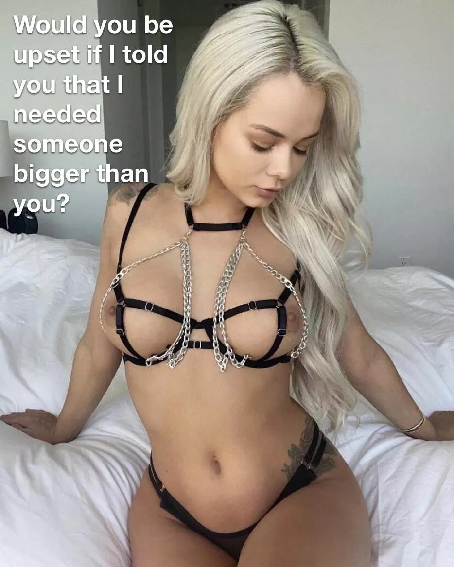 She’s just trying to be honest with you.