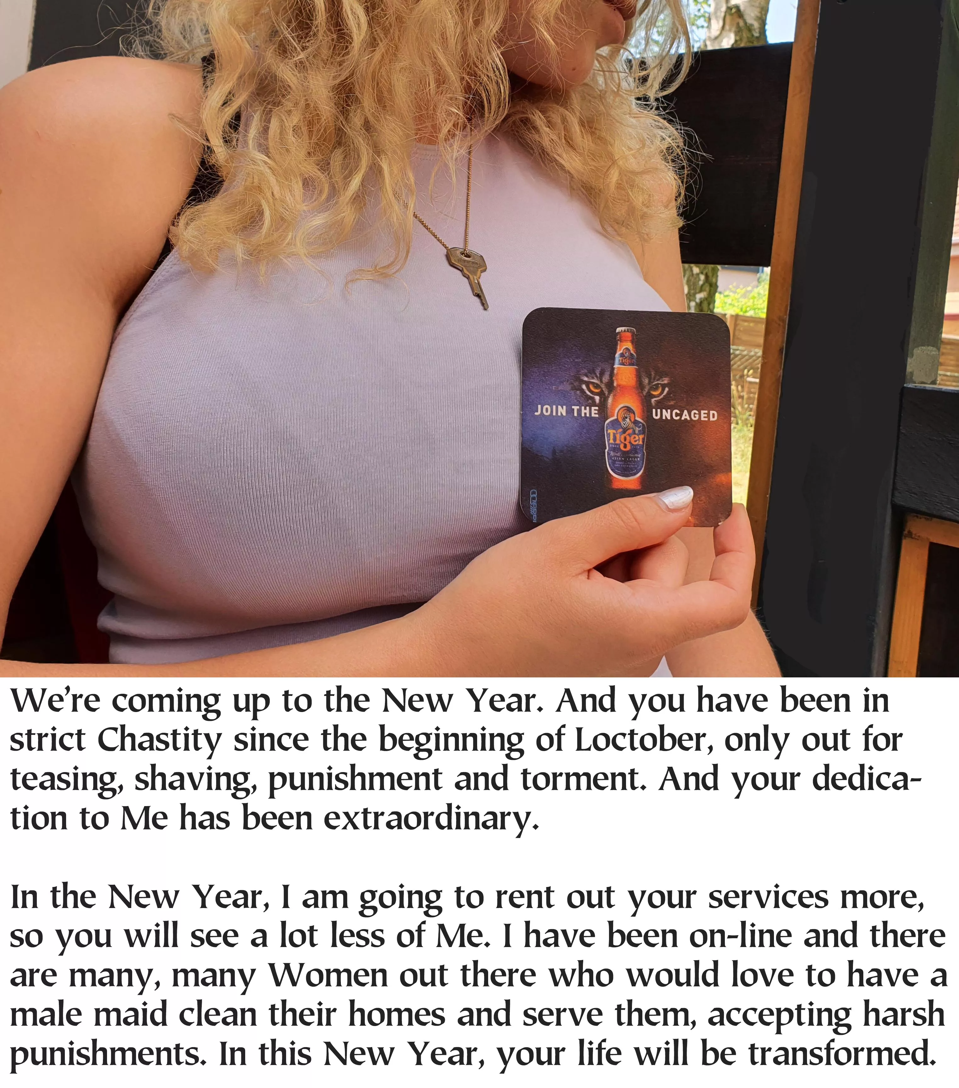 She's optimistic for the New Year, what about you? She's optimistic for the New Year, what about you?