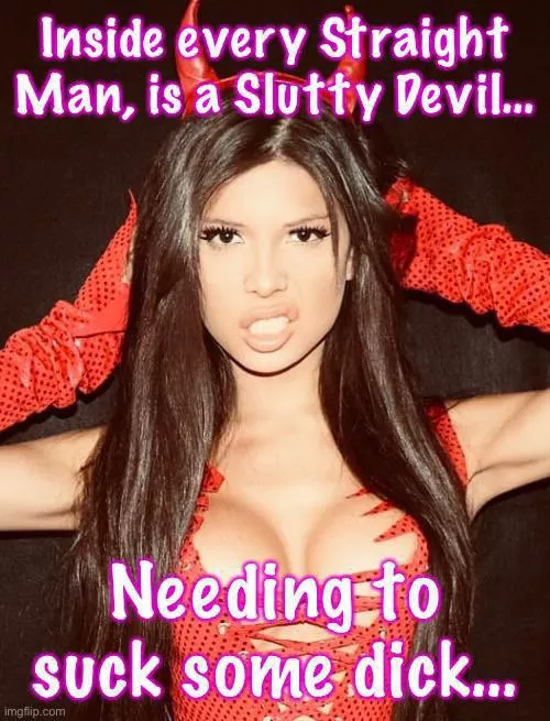 She’s ready to be let out, honey. No go on…suck that fucking dick 🤤🤤🤤