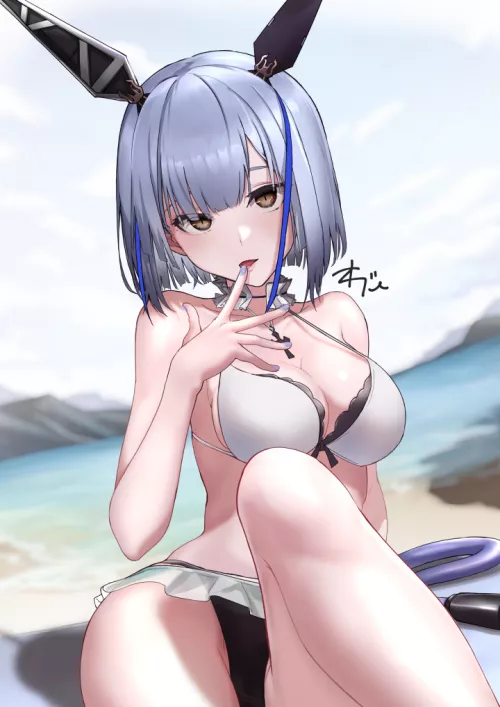 She's Tipsy & Wants You, Com~man~der~💙 (MNF Gascogne, Azur Lane, Vichya Dominion Faction)