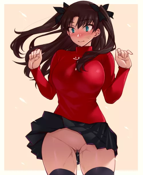 She's wearing no panties She's wearing no panties