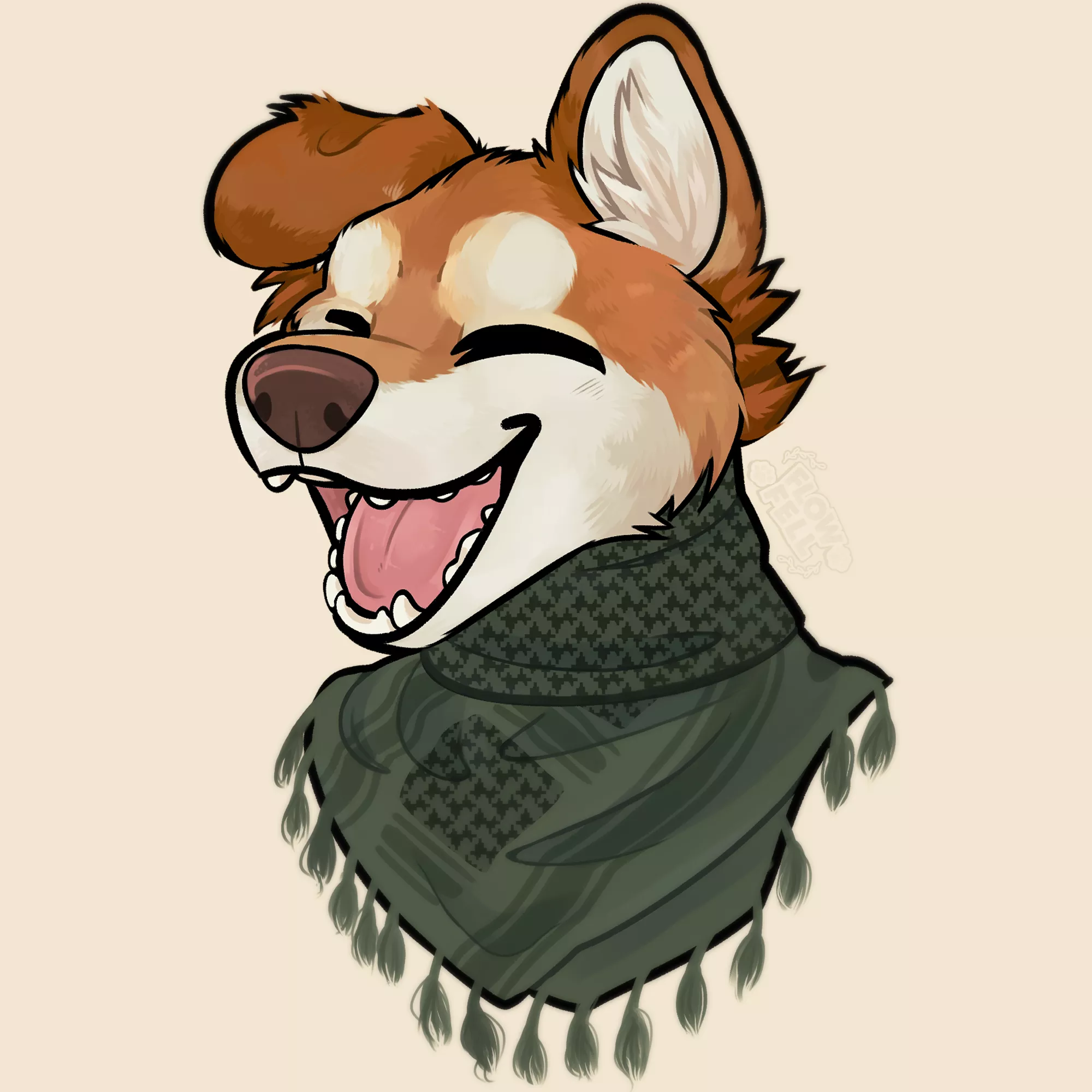 Shiba//art by me @flowfells on twitter