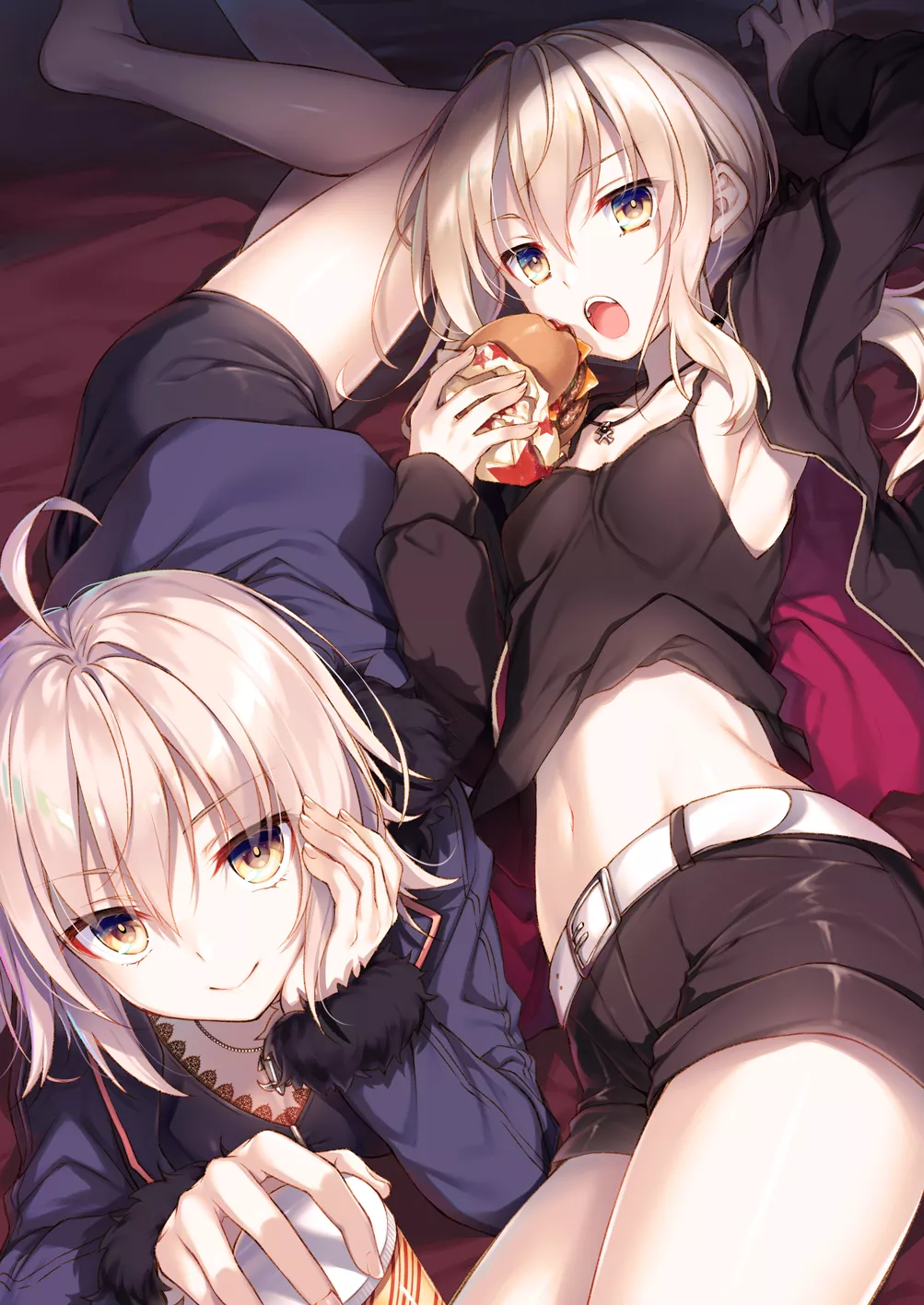 Shinjuku Jeanne d'Arc (Alter) and Artoria Pendragon (Alter) Shinjuku Jeanne d'Arc (Alter) and Artoria Pendragon (Alter)