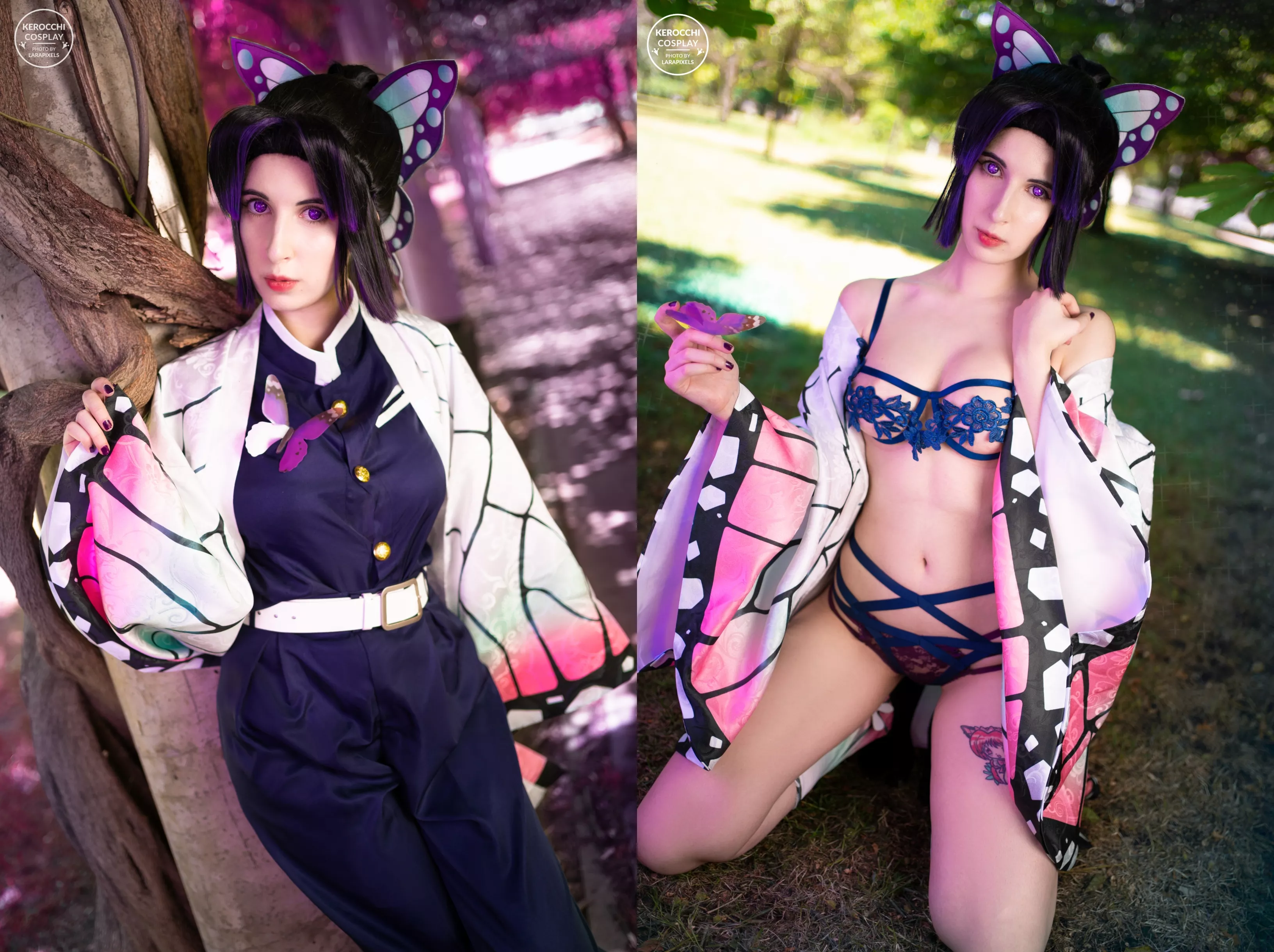 Shinobu Kocho ON/OFF cosplay by Kerocchi (Kimetsu no Yaiba) Shinobu Kocho ON/OFF cosplay by Kerocchi (Kimetsu no Yaiba)