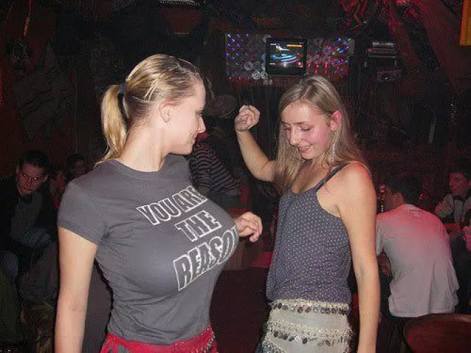 Shirt makes no sense, she should just take it off