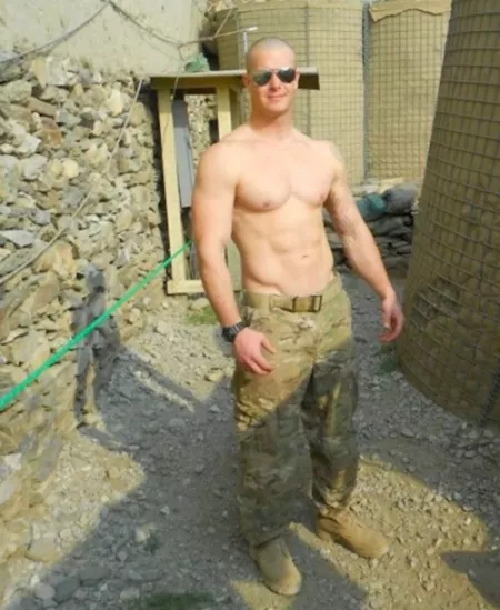 Shirtless. Shirtless.