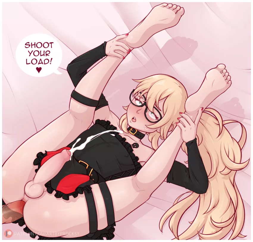 “ Shoot your load! ” (Character: ninomiya rui, Artist: procksy)