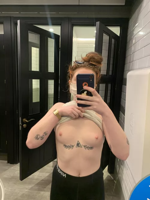 Shopping centre bathroom