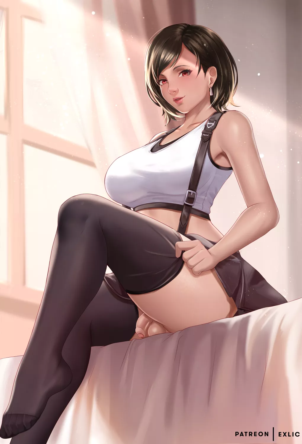 Short Hair Tifa Undressing (Exlic ) [Final Fantasy]