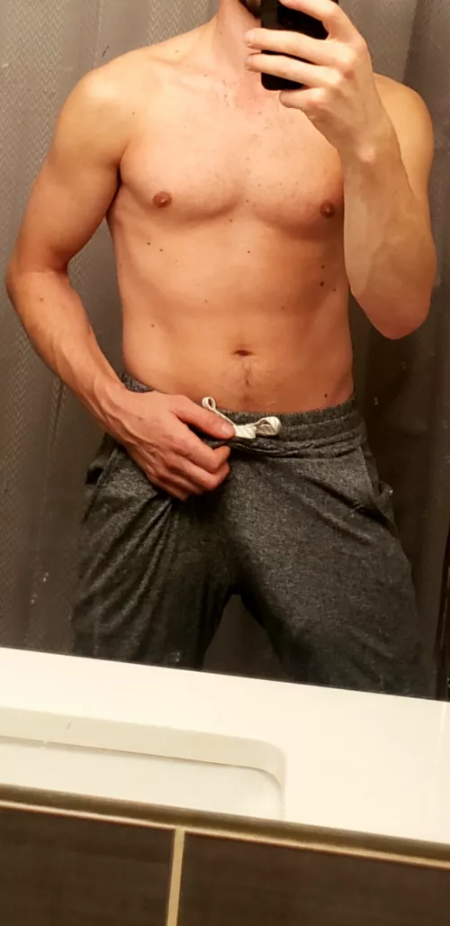 Should I go commando to the gym in these?