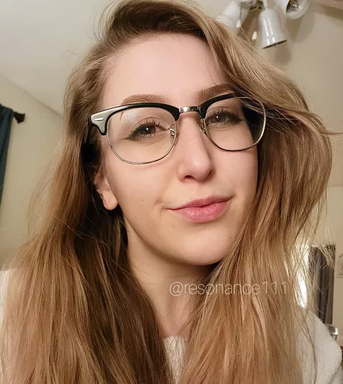 Should I start wearing my glasses more often? 🖤