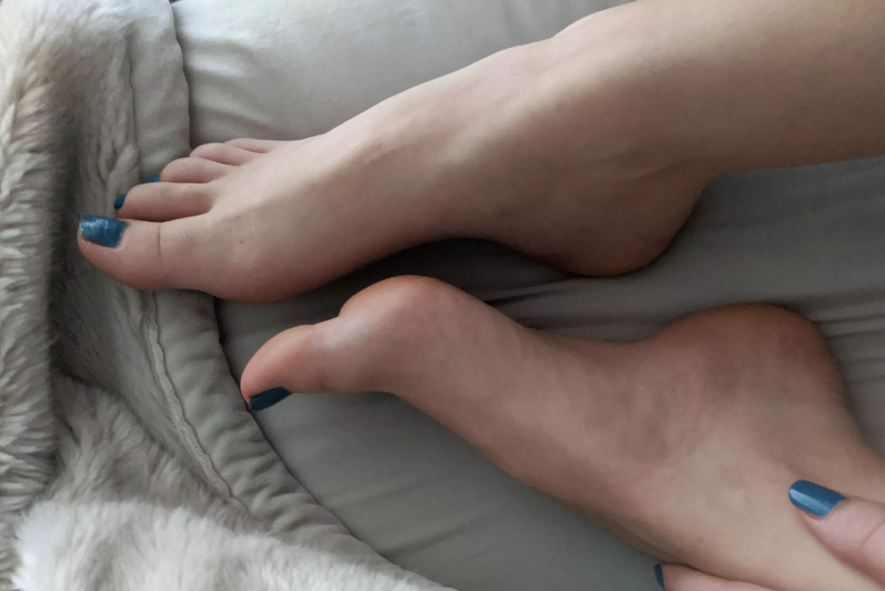 Should we get up or stay in bed a bit longer? I vote bed..