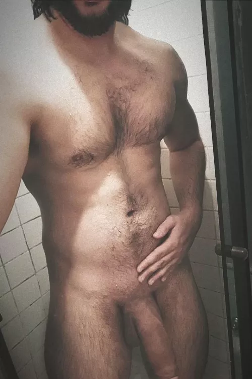 Shower after workout