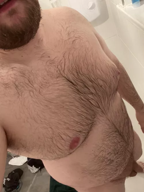 Shower pic before work last night