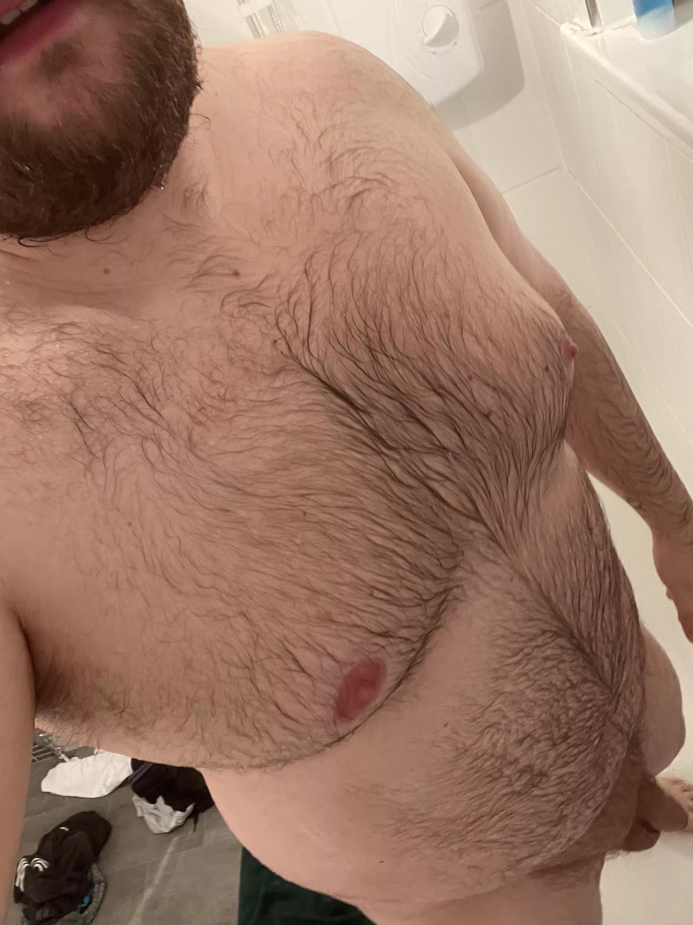Shower pic before work last night
