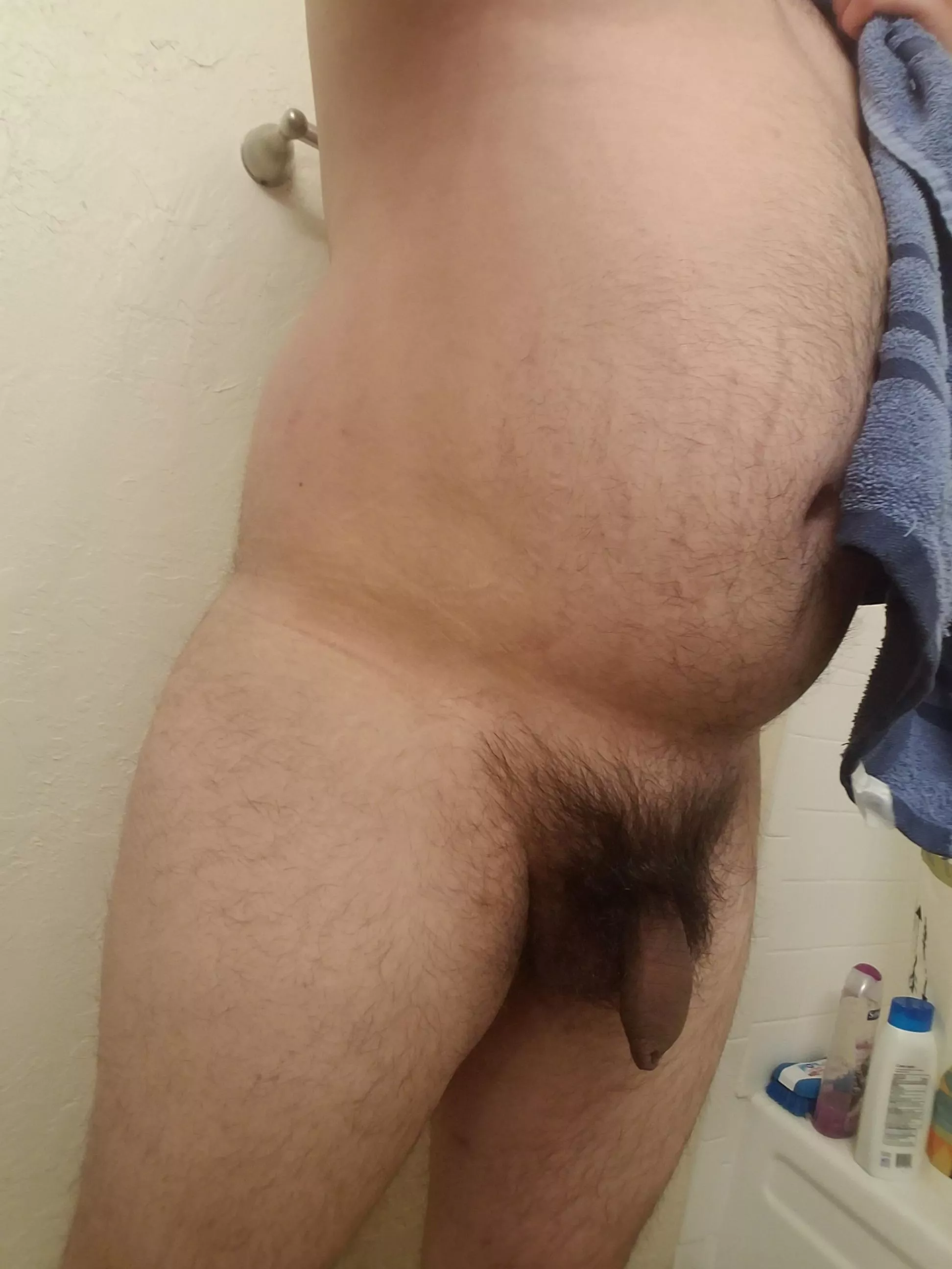 Shower time. Shower time.