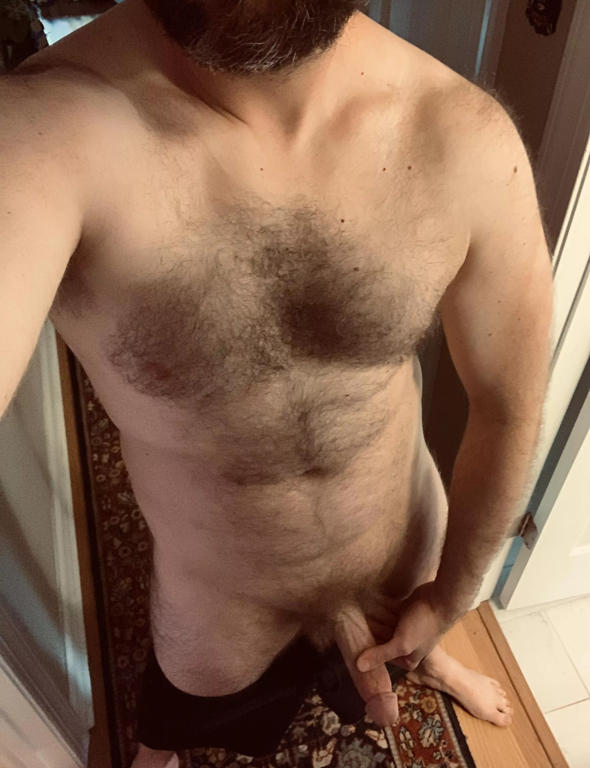 Shower to my left, bedroom to my right…your choice where we go next