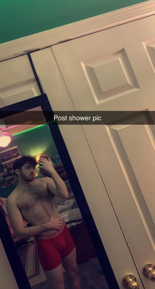 Showered and now Iโm ready to play some games Showered and now Iโm ready to play some games