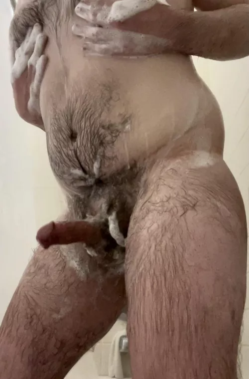 Showering is always more fun with someone else⦠But plenty fun on its own