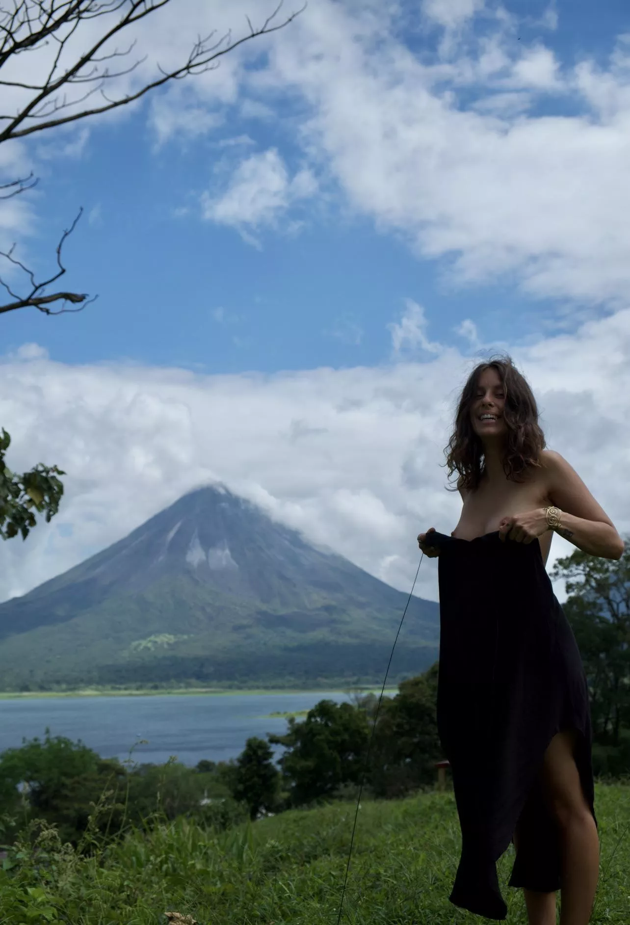 Showing The Volcano My Titties Hoping For An Eruption Nudes