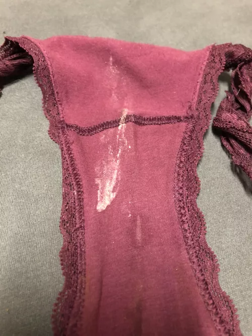 Showing you my dirty panties gets me even more aroused π